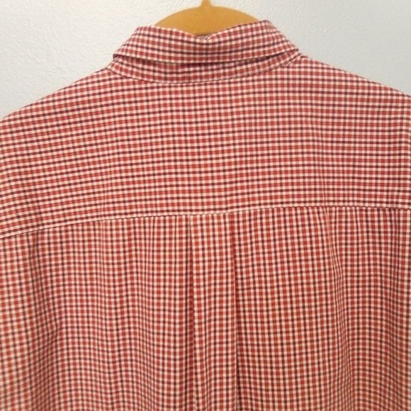 3/$25💦 VAN HEUSEN LG SHORT SLEEVE BUTTON DOWN RED - Picture 3 of 11